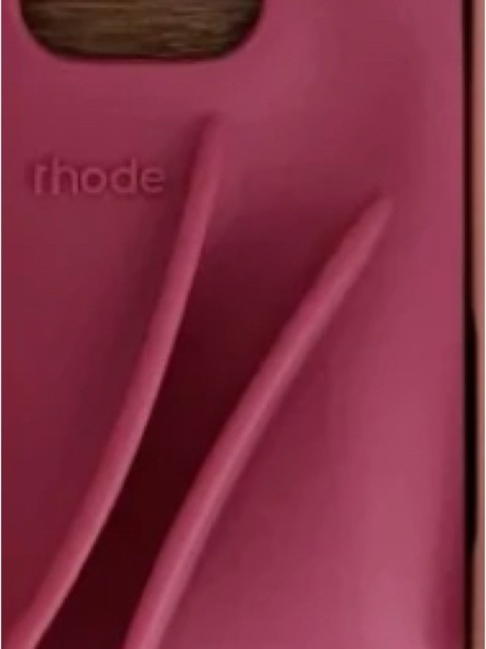 RHODE raspberry jelly iPhone 15 pro case
